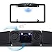 License Plate Frame Camera NoDrill - with 2 Radar Sensors BiBi Alarm, 170 Viewing Angle Reverse Camera for Parking by Makerfire