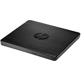 HP USB CD-RW External Optical Drive for PC, Laptop (Windows 10, macOS) - 8x Write Speed