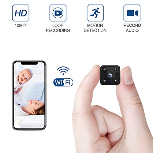 Spy Cameras,Hidden Camera 1080P FREDI,Small Camera Wifi Mini Camera Indoor Wireless Tiny Covert Cam Security Home Camera with Night Vision/Motion Detection(UPDATED)