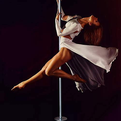 Vbestlife. Professional Removable Steel Dancing Pole Sections Kit 45mm Disco Exercise Yoga Spinning Stripper Dancing Fitness Sports Gym Exercise Static Dance Pole Performance Practice (Diameter45mm)