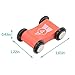 WOOKA Wooden Race Track Car Ramp Racer with 4 Mini Cars First Wood Toy for Toddlers, 1 2 Years Old Boys and Girls