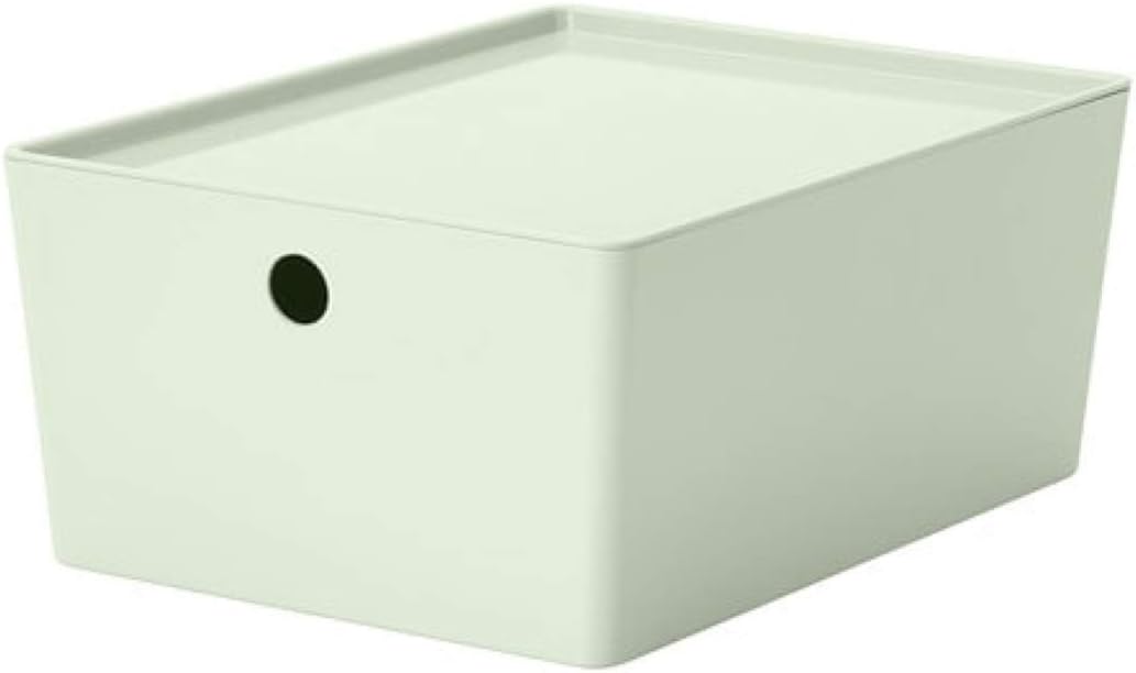 Amazon Com Ikea Kuggis Storage Box With Lid Light Green 404 083