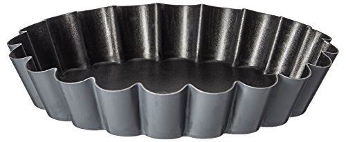 Matfer Bourgeat 332658 Exopan  Non-Stick Steel Scalloped Quiche