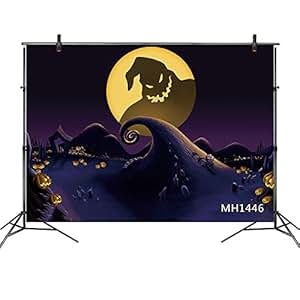 Amazon.com : LB Nightmare Before Christmas Backdrop 5x3ft