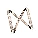 S&E Women's Vintage Cylinder Three-Dimensional Crystal Scarves Clips Diamante Shawl Scarf Buckle