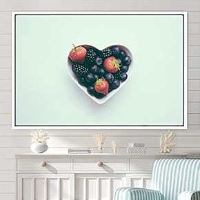 signwin Framed Canvas Wall Art Fruity Citrus Colorful...