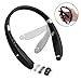 Bluetooth Headphones, Dostyle V4.1 Bluetooth Headset Wireless Stereo Neckband Foldable Sport Earbuds with Mic and Retractable Earbuds Compatible for All Cellphones Samsung Galaxy and Android Phones