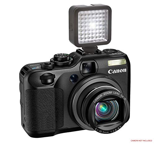 Miniature LED Light for Canon PowerShot SX740 HS (Includes Bracket for Mounting)