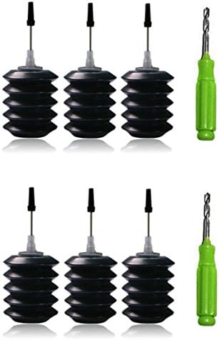 ESTON PG-240XL/CL-241XL Combo Ink Cartridge Refill Kit (6 x 30 ml Black)