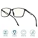 8 Upgrade 2020 Blue Light Blocking Glasses for Men Women, 45% Anti-bluelight UV Computer Screen Blocker for Reading/Gaming/Phones, Spring Leg Glare Glasses for Unisex Anti Eyestrain No Magnification
