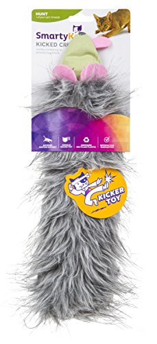 SmartyKat Kicked Critter Kicker Plush Cat Toy
