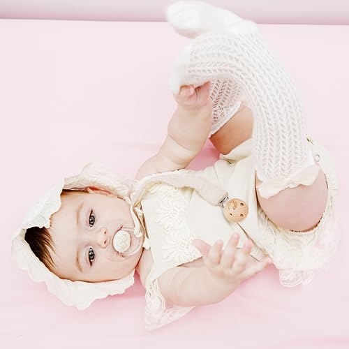 Cosby Pacifier Clip Nordic Design Neutral Colors for Girls and Boys 4