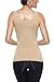 KHAYA Shapewear Camisole for Women Tummy Control Tank Top Sexy Open Bust Slim Bodysuit Body Shaper