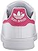 adidas Originals Stan Smith Sneaker, Core White/White/Bold Pink, 5 US Unisex Big Kid