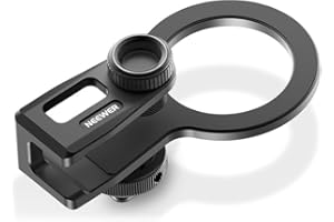NEEWER SSD Holder with Detachable Cold Shoe for Portable SSD 0.3"-0.6"/8-16mm Thick, Compatible with MagSafe iPhone 16 15 Sam