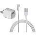 Apple 5W Power Adapter (Wall Charger) + 1m Lightning USB Cable for iPhone 5/5c/5s/6/6/6s (Bulk Packaging) (Renewed)