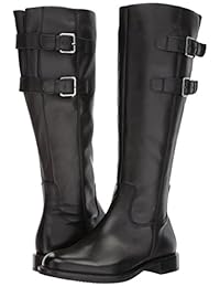 Ecco Women 's forma 25 de alto hebilla botas de equitación