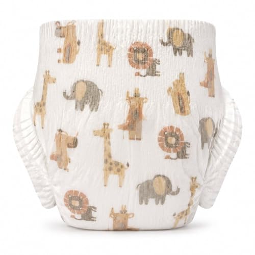 Little Me Baby Diapers | Vintage Rose, Puppy & Safari Prints | Sizes 1–4 | Soft…