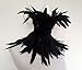 ZAKIA Gothic Natural Feather Necklace Collar Neck Collar Halloween Party Accessories