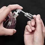 ZHIYE Perfume Atomiser Spray Bottle 10ML 3 Pieces Refillable Travel Set Black view 4
