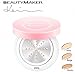 2 pcs Kevin Beautymaker 8 in 1 Oil Control Powder Foundation Matte Cushion (Nature)