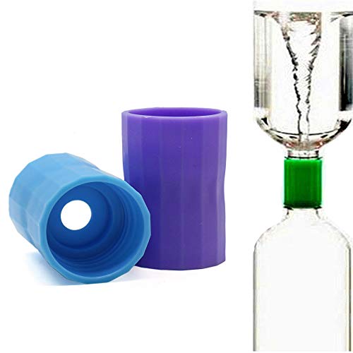 KISEER 10 Pcs Tornado Tube Bottle Connector Plastic Vortex Cyclone Tube