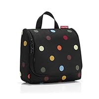 reisenthel Toiletbag, Compact Hanging Travel Toiletry Organizer, Dots