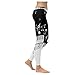 InterestPrint Music Note Piano Custom Stretchy Leggings Skinny Pants for Yoya Running Pilates Gym L