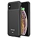 XDesign 3000mAH Battery Case for Apple iPhone Xs 2018 and iPhone X 2017 [Black] Portable Backup Battery Power Bank Protective Charger Case Extended Juice Charger (Lightning Port Compatible)