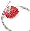 TRADESAFE Lockout Tagout Cable Lock, 6 feet, Adjustable Steel Cable ...