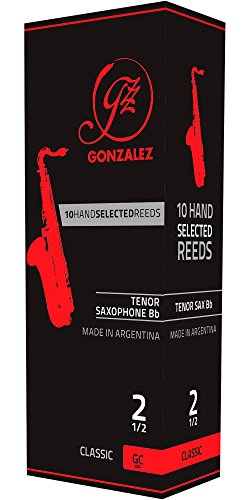 Gonzalez Classic Tenor Saxophone Reeds Box of 5 Strength 3