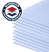 Superior Graphic Supplies PETG Clear Plastic Sheets (12 Inches X 12 Inches)| 20 Mil - Clear 10 Sheets Thermforming UV Protection