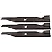 (3 Pack) Husqvarna Aftermarket Premium Replacement XHT 16-3/4"" x 2-1/2" Lawn Mower Deck Blade High Lift|532 18 00-54