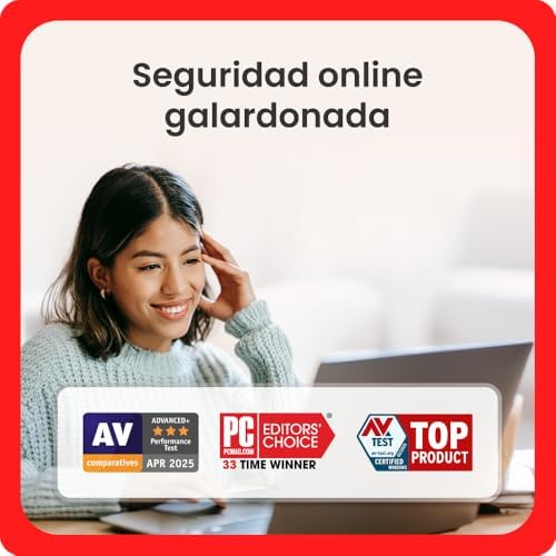 Total Protection para 10 Dispositivos 2026 | Antivirus, VPN, software de seguridad, gestor de contraseñas, | Suscripción de 1 año con renovación automática | Descargar