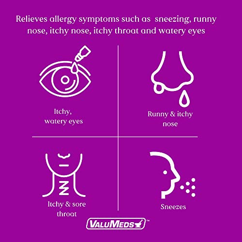 ValuMeds 24Hour Allergy Medicine (100Count) Fexofenadine HCl Tablets