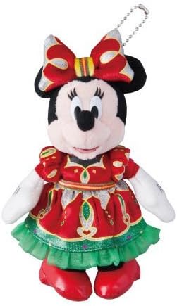 Minnie Mouse stuffed toy badge Disney Christmas 2014 [Tokyo Disneyland limited]
