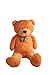 Giant Stuffed 78 inches (6.5 Feet) Teddy Bear by Mr. Bear Cares - Gift for a Loved One - Soft and Cuddly - Light Brown