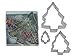 R&M International Christmas Tree Cookie Cutters, Assorted Sizes, 3-Piece Set