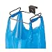 iDesign Classico Steel Over the Cabinet Plastic Bag Holder for Kitchen, Pantry, Bathroom, Dorm Room, Office, Bronze