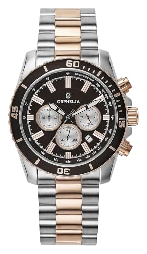 Orphelia Reloj Analógico para Hombres de Cuarzo con Correa en Acero Inoxidable OR82601