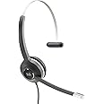 CISCO Headset 531, Wired Single On-Ear Quick Disconnect Headset with RJ-9 Cable, Charcoal, 2-Year Limited Liability Warranty (CP-HS-W-531-RJ=)