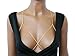 Fashion 21 Women's Sexy Bikini Bra Chain Simple Body Jewelry & Choker Necklace Set (Gold Link Chain/Choker, Bra Chain Set)