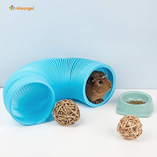 Niteangel Fun Tunnel with 3 Pack Play Balls for Guinea Pigs