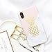 YeLoveHaw for XS Case for Girls, Flexible Soft Slim Fit Full Protective Cute Shell Phone Case with Marble and Golden Pineapple Pattern for X 5.8 Inch (Marble Pineapple)