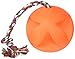 Soft-Flex Toss-N-Clutch Ball Rope Dog Toy, 4.5-inch