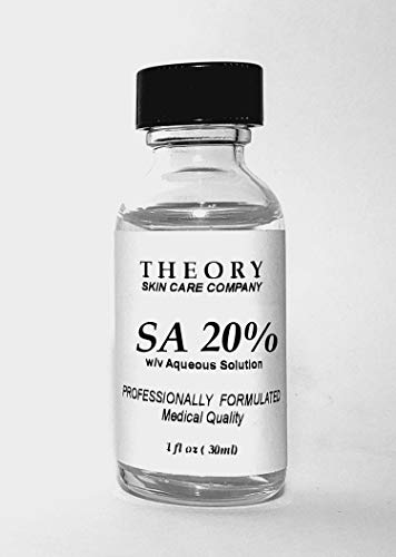 Salicylic Acid 20% Chemical Peel 1 fl oz (30ml) Bottle Medical Pure, Instruction Included, ATTENTION Our Salicylic Acid Is Formulated with Alcohol. Please Do Not Buy If This Is an Issue for You