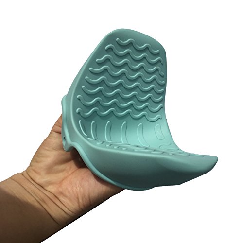 Kingree 2PCS Silicone Heat Resistant Cooking Pinch Mitts, Mini Oven Mitts, Gloves, Cooking Pinch Grips, Pot Holder and potholder for kitchen,(2PC Pinch Mitts-Sky Blue)