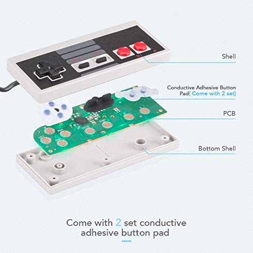 3 Controller+AGPTEK+Extension+Conductive+Replacement