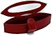 Red Lip Shaped Lipstick Case with Mirror