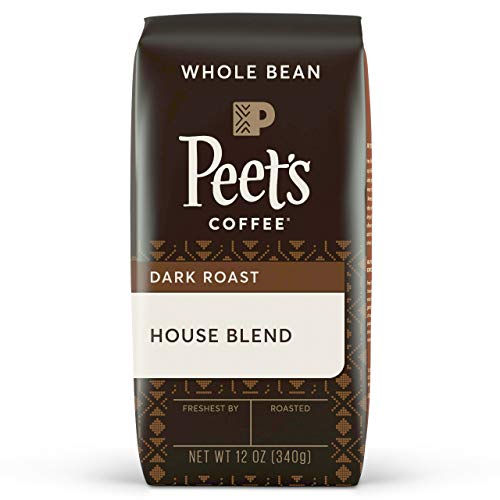 Peet's Coffee Ground Medium Roast Coffee, House Blend, 12 Ounce Bag